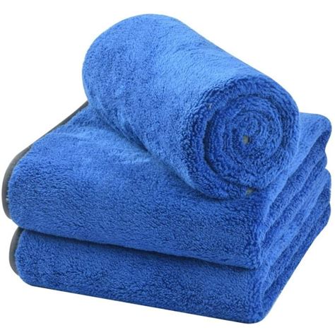 Extra Large Plush Pocketed Microfiber Drying Towel 3 Pack,Car Drying ...