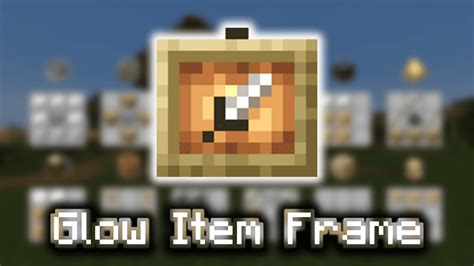 Glow Item Frame - Wiki Guide - 9Minecraft.Net