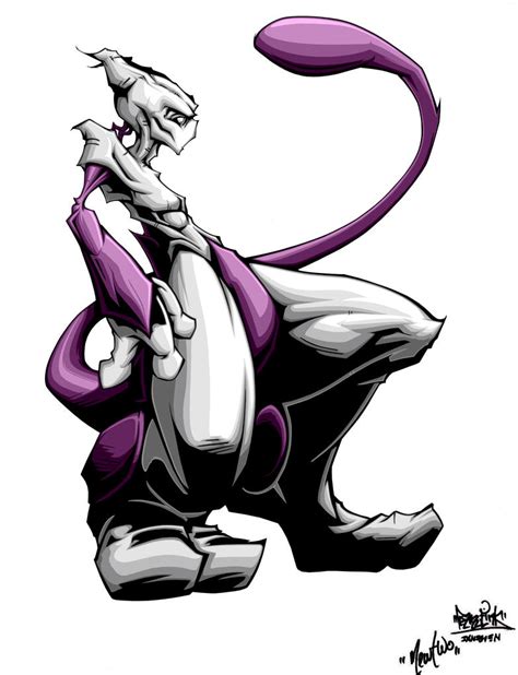 Mewtwo by pnutink on DeviantArt