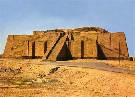 The great architecture of the Ziggurat of Ur in Iraq. www ...