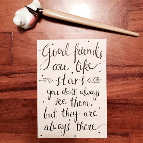 Good friends :) #calligraphy #moderncalligraphy #quote | Lettering, Modern calligraphy ...