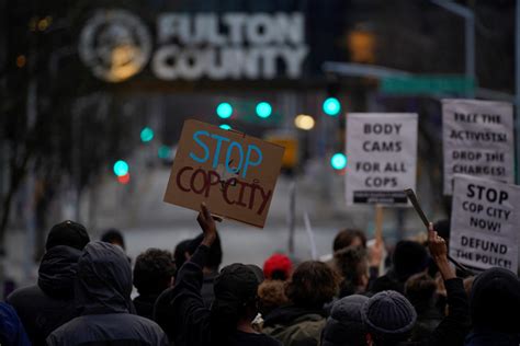 Protest in Atlanta over state police killing of environmental activist ...