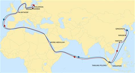 Połączenie morskie Qingdao-Polska | ShipHub