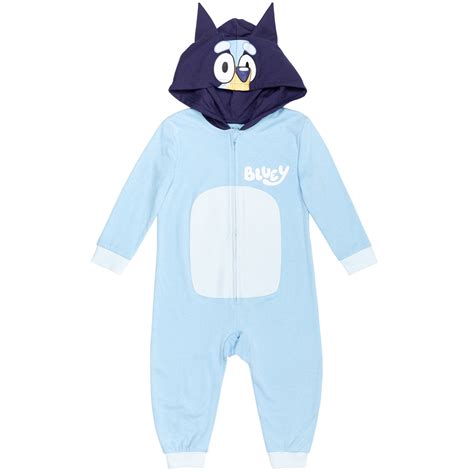 Bluey Little Boys Zip Up Cosplay Coverall Toddler to Big Kid - Walmart.com