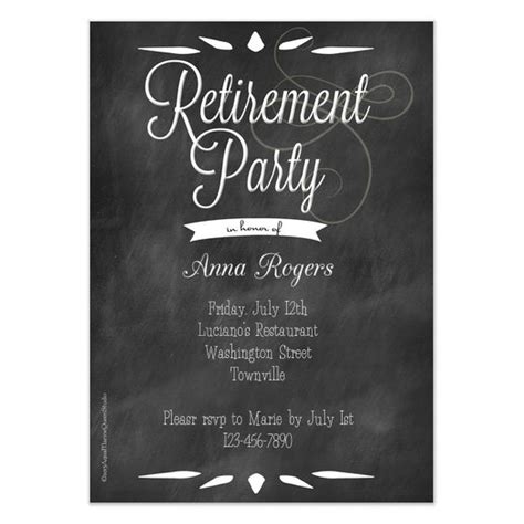 Retirement party invitation Retirement Party Themes, Retirement Celebration, Retirement Party ...