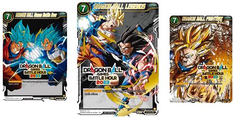 Dragon Ball Super Card Game Releases Battle Hour Promos