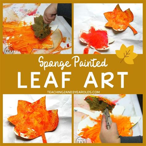 Leaf Sponge Painting The Best Ideas For Kids, 55% OFF