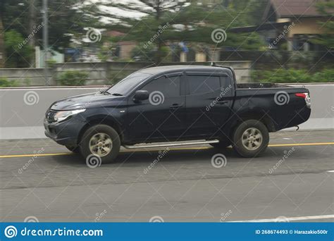 Mitsubishi Triton Pickup 4WD Editorial Stock Photo - Image of ...