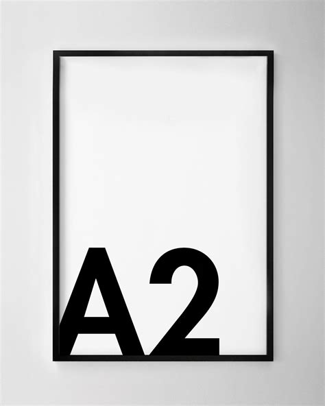 A2 Black Poster Frame - Chelsea Chelsea