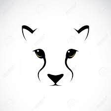 Image result for cheetah outline | Cheetah drawing, Cheetah face, Cheetah tattoo