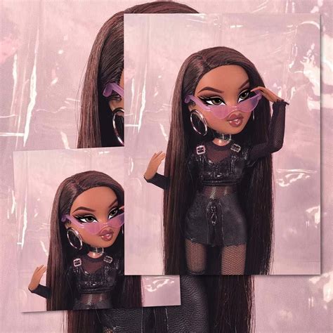 Download Aesthetic Bratz Doll Jade All Black Wallpaper | Wallpapers.com