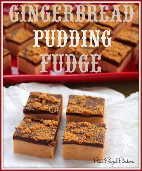 Gingerbread Chocolate Fudge