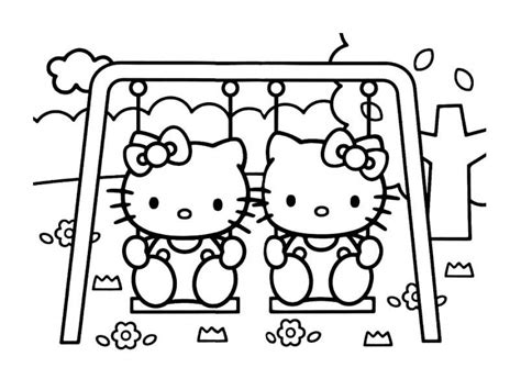 Hello Kitty picture to print and color - Hello Kitty Coloring Pages for Kids