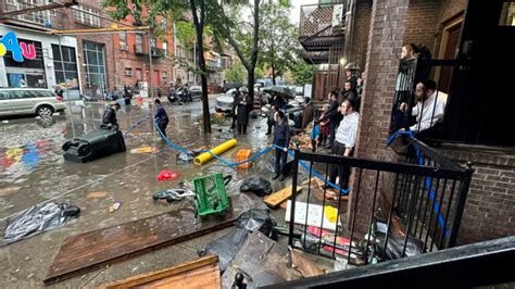 New York stunned and swamped by record-breaking rainfall