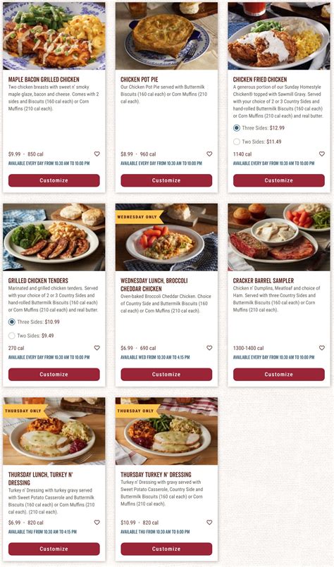 Cracker Barrel Menu With Prices (Updated: May 2024)