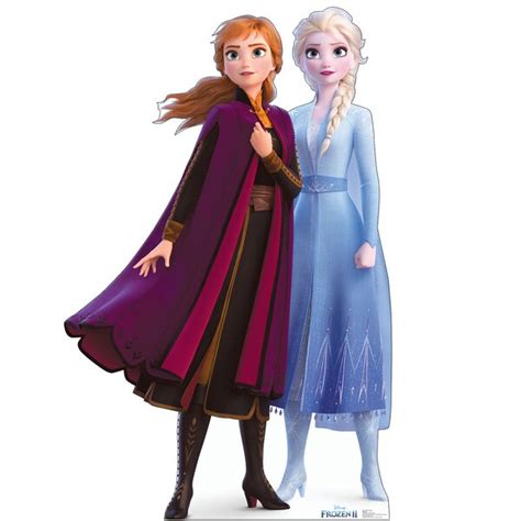 Advanced Graphics Anna & Elsa (Disney's Frozen II) Cardboard Standup ...