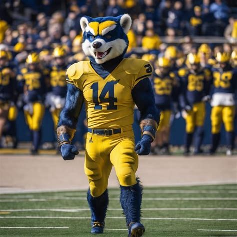 AI - generated Michigan Wolverine Mascot : r/MichiganWolverines