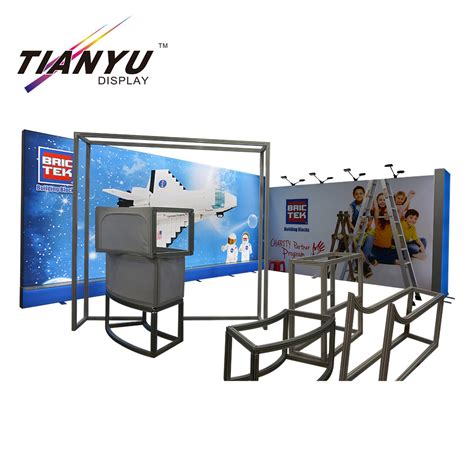 Aluminum Portable Trade Show Display Modular Exhibition Booth 2X2 from China manufacturer ...