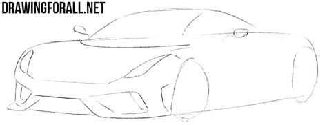 How to Draw a Koenigsegg Regera