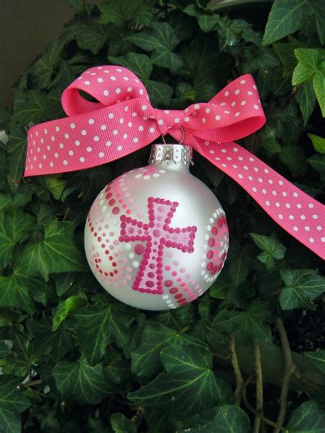 Cross Ornament - Zentangle-Inspired Personalized for Wedding, Birthday or Christmas ...