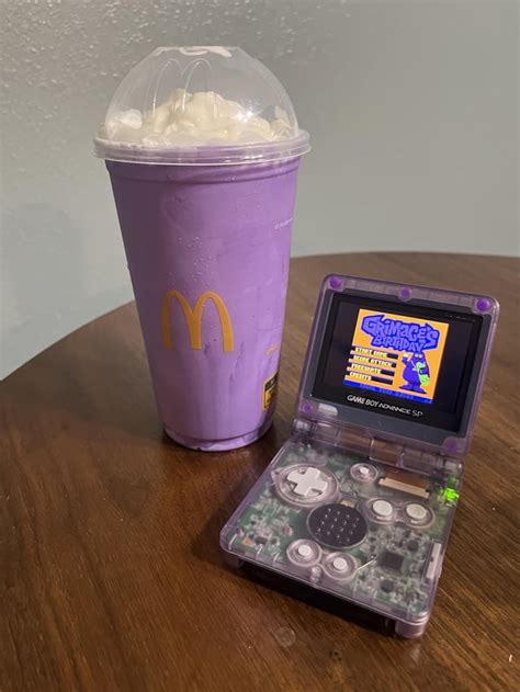 Happy Birthday Grimace 🎂 : r/GameboyAdvance