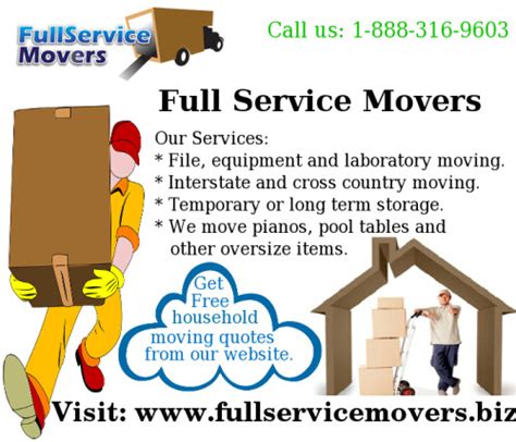 Instant FREE Full Service Moving Quotes: The... | www.fullservicemovers.biz