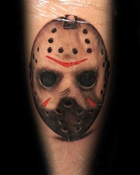 Jason Mask Tattoo Small ~ Voorhees Fred Forearm Dubuddha | rosaiskara