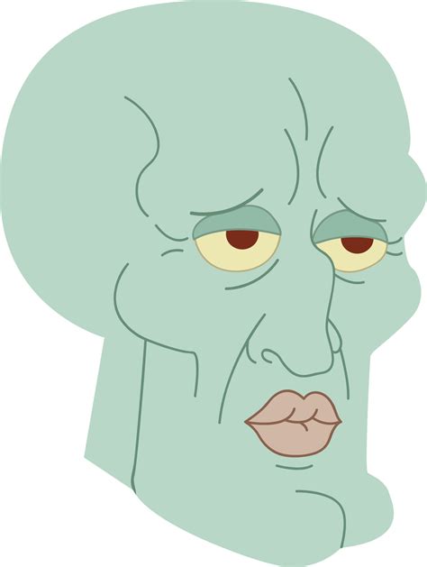 Handsome Squidward Meme Icon 12749488 Vector Art at Vecteezy