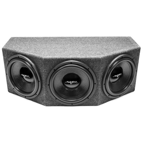 Skar Audio IX-3X12D2 Triple 12" 1,500 Watt Dual 2 Ohm Loaded Sealed Rear Firing Subwoofer ...