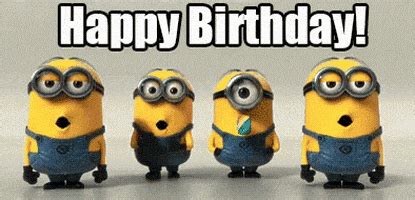 Happy Birthday Minions GIF - Find & Share on GIPHY