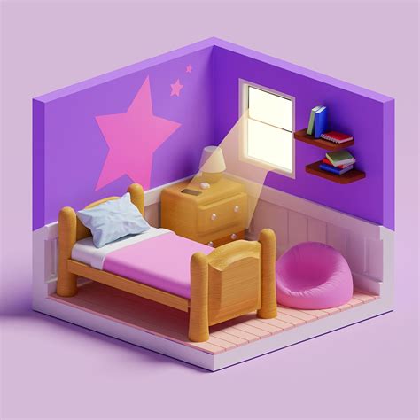 Cute bed room - Finished Projects - Blender Artists Community