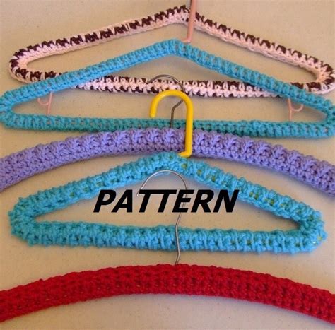 PATTERN Hanger Covers Crocheted