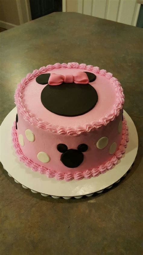 Minnie Mouse baby shower cake for girl. | Baby shower cakes girl, Cake, Mickey mouse cake