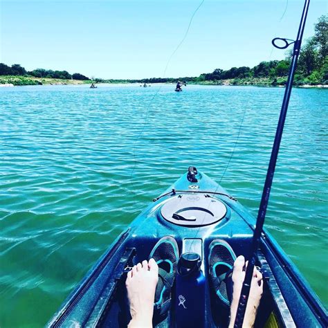 The Llano river in Texas was beautiful but definitely a difficult ride ...