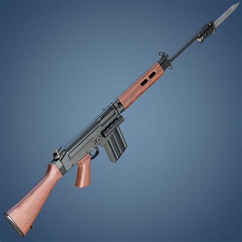 FN FAL rifle 3D model | CGTrader