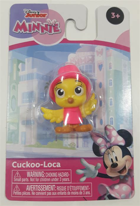 2021 Just Play Disney Junior Minnie Mouse Cuckoo Loca 1 3/4" Tall Toy ...