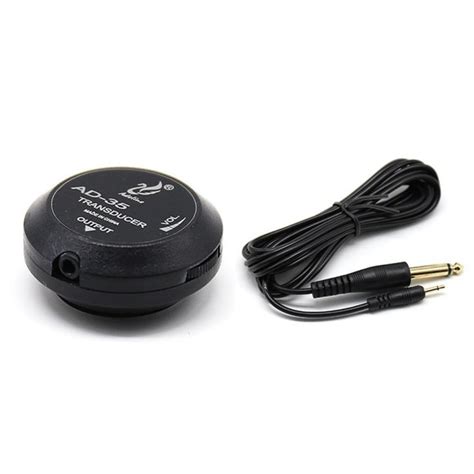 Compact and Portable Piezo Guitar Pickup Adjustable Volume Easy to Use ...