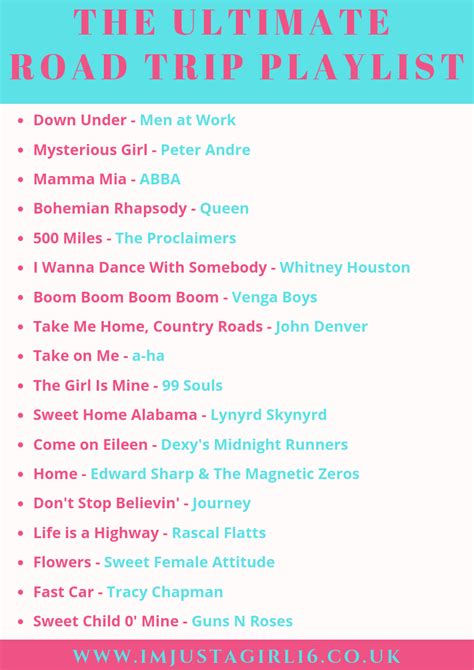 The Ultimate Road Trip Playlist For Long Drives - I'm Just A Girl