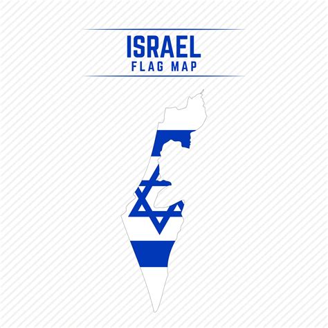 Flag Map of Israel 2400603 Vector Art at Vecteezy