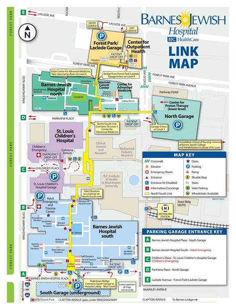 St Louis University Hospital Campus Map | Paul Smith