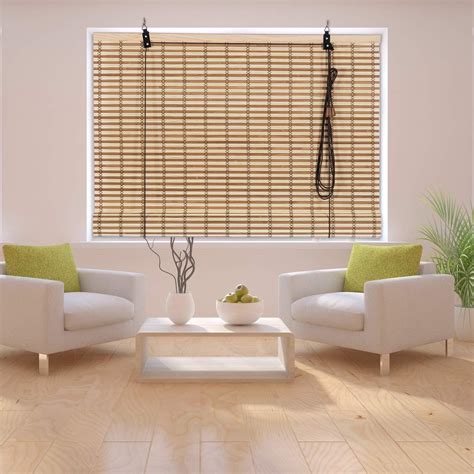 Amazon.com: N / A Bamboo Wooden Roll Up Blinds, Window Sun Blade Privacy Drape 60 X 72 Inches ...