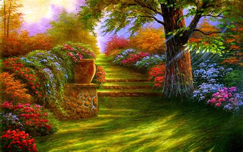 3D Garden Wallpapers - Wallpaper Cave