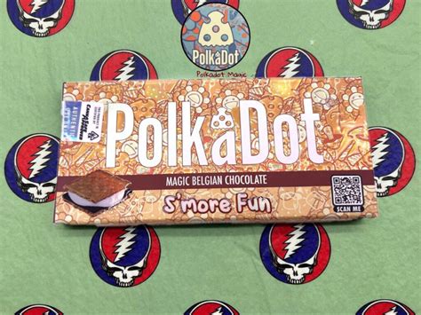 POLKADOT S'MORE FUN -polkadot chocolate bars for sale