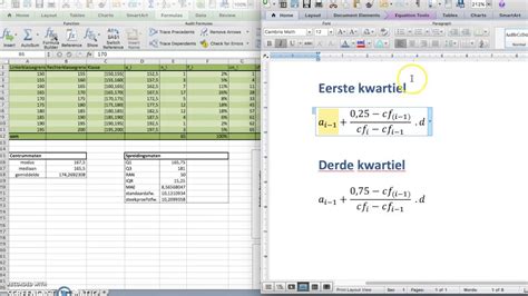 Formule Q1 Excel - Formule