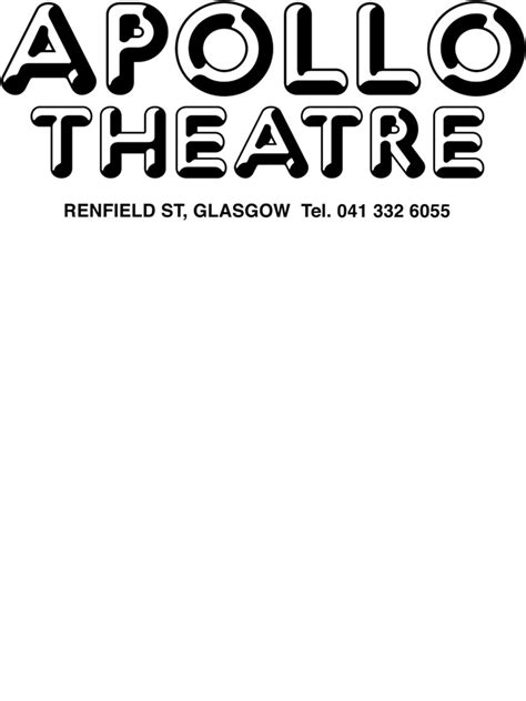 "Retro Apollo Theatre Glasgow " Poster for Sale by KayZekClothing | Redbubble