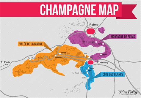 Champagne Map (Infographic) | Wine Folly | Champagne, Champagne brands, Wine regions france