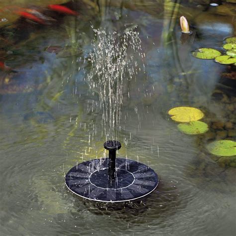 Floating Cascade Solar Water Feature