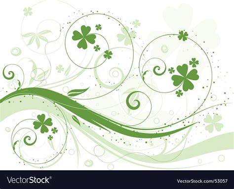 Shamrock background Royalty Free Vector Image - VectorStock