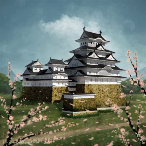 Japanese Castle by TestosteronMan on DeviantArt