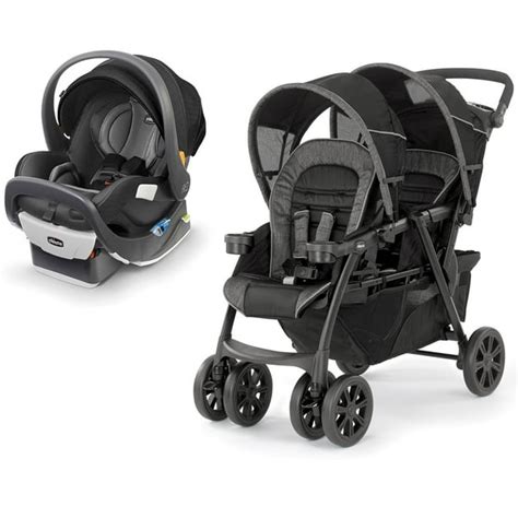 Chicco Fit2 Infant & Toddler Car Seat, Tempo w/ Double Folding Stroller ...